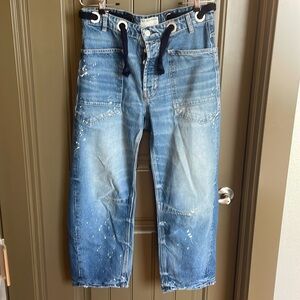 Free People Moxie Barrel Jean, Size 27
